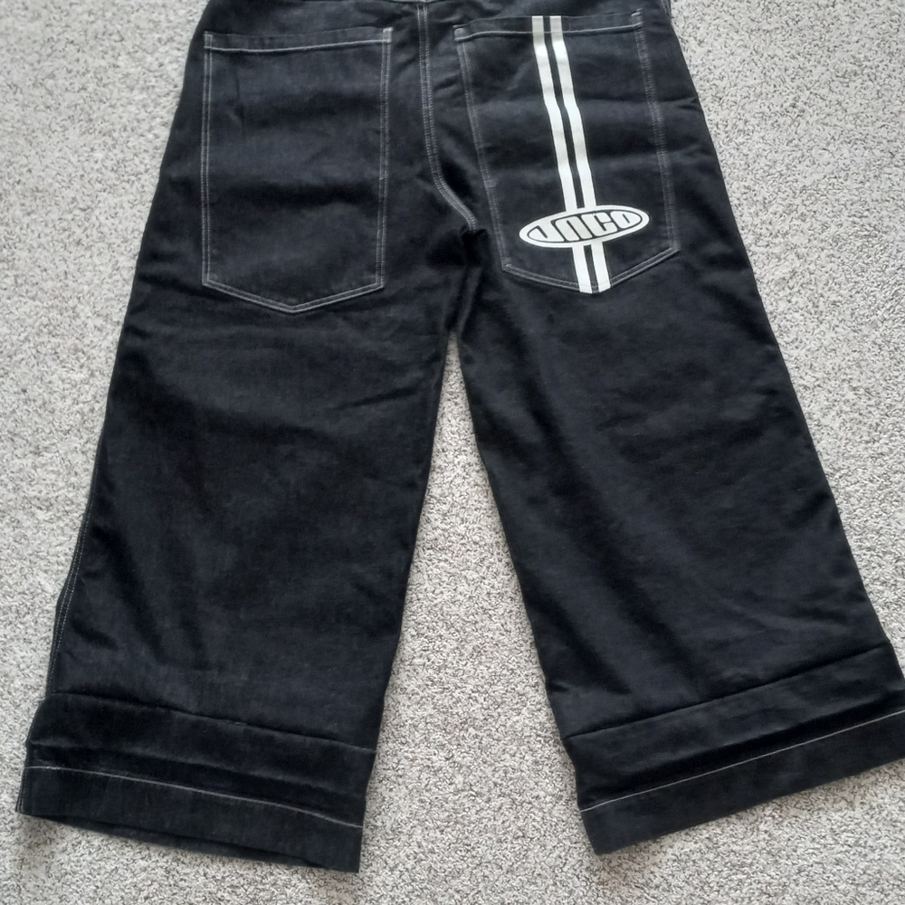 JNCO wide loads 38/32 black 30inch leg opening baggy